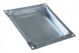 Заглушка прямоугольного сечения 100x100-20  Рулон оц.(08ПС)0.50 [ш20у65]